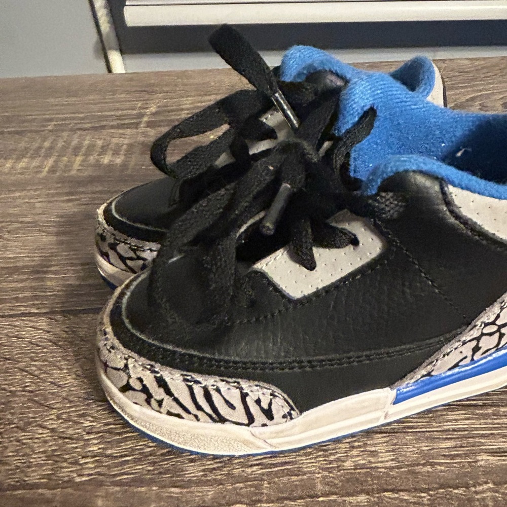 Toddler 3 Retro TD 'Sport Blue' Sneakers 5C